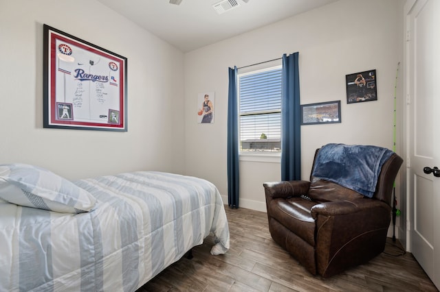 1196 Smith Rd, Ponder, TX 76259 - bedroom with wood finished floors and baseboards