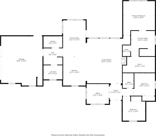 1196 Smith Rd, Ponder, TX 76259 - floor plan / room layout