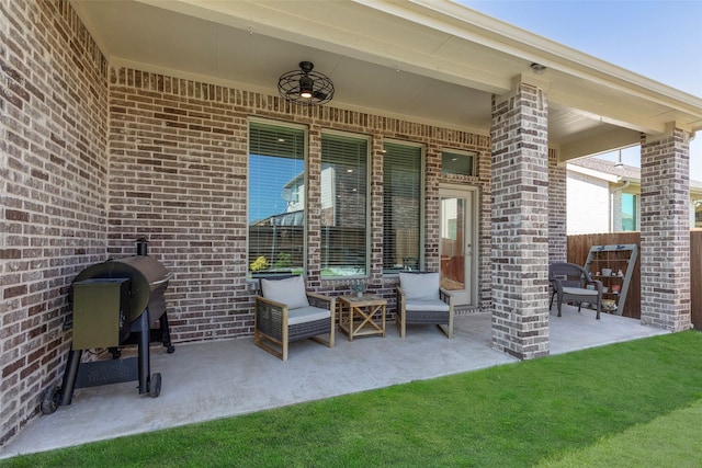 1106 Sassafras Dr, Princeton, TX 75407 - view of patio with fence