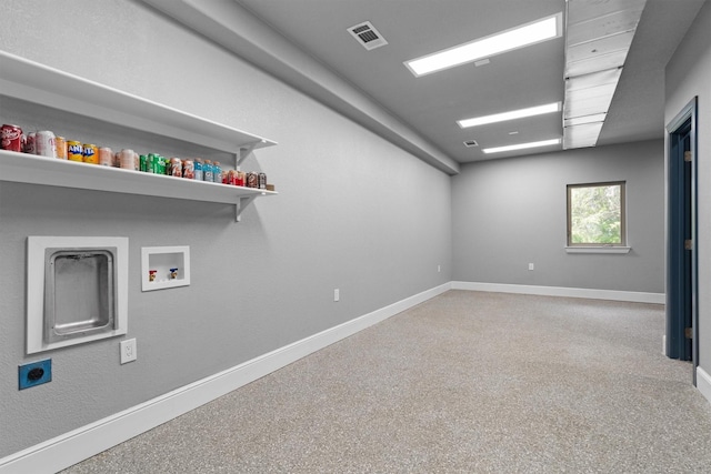 919 Old Justin Rd, Argyle, TX 76226 - clothes washing area with hookup for an electric dryer, baseboards, and washer hookup