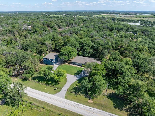 919 Old Justin Rd, Argyle, TX 76226 - bird's eye view of a heavily wooded area