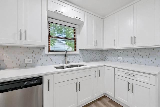 501 S Eddy Ave, Denison, TX 75020 - kitchen with dishwasher and white cabinets