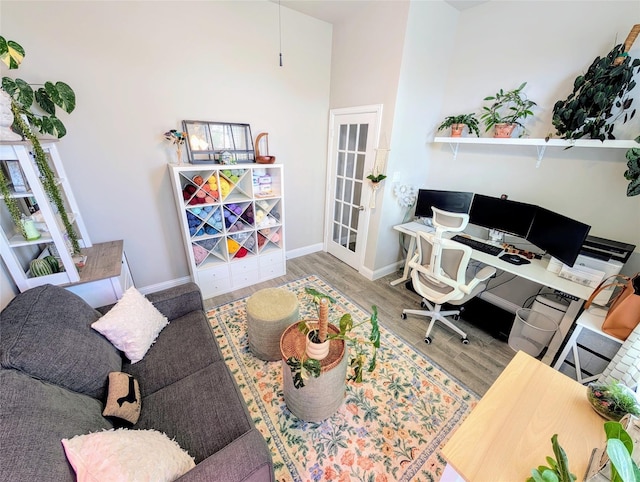 11724 Pistachio Trl, Fort Worth, TX 76108 - office space with wood finished floors and baseboards