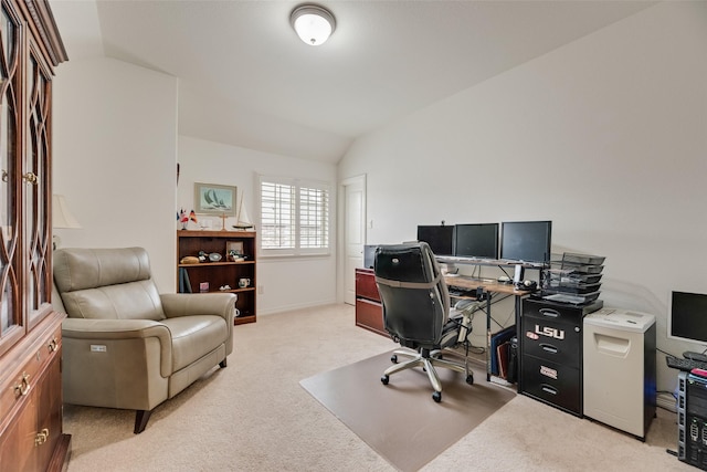 7320 San Saba Dr, Mckinney, TX 75070 - office space with lofted ceiling and light colored carpet