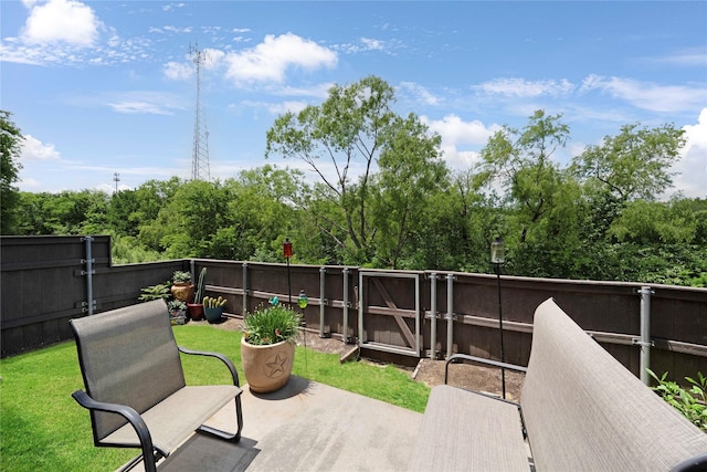3421 Paisano Trl, Plano, TX 75093 - view of patio / terrace featuring view of scattered trees