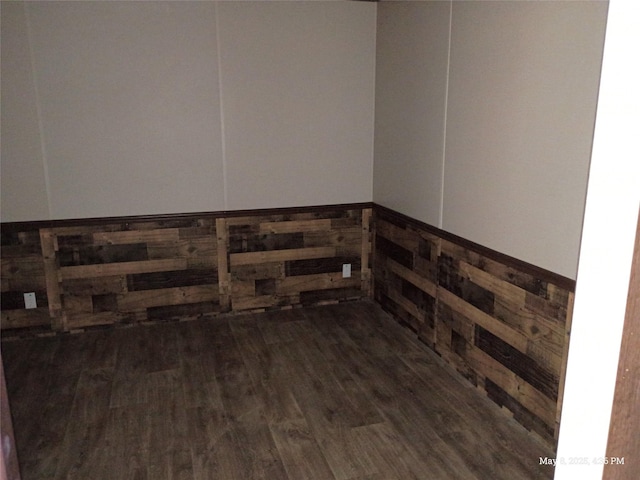 124 Eldorado St, Decatur, TX 76234 - unfurnished room featuring wood finished floors and wainscoting