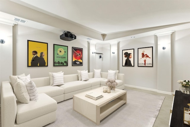 view of home theater