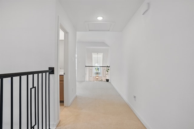 4008 Prickly Pear Ave, Aubrey, TX 76227 - hallway with light carpet and baseboards