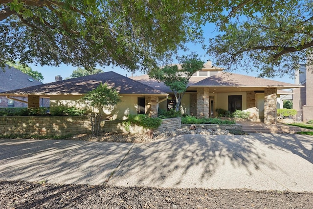 1424 Hidden Oaks Cir, Corinth, TX 76210 - view of front facade with stone siding