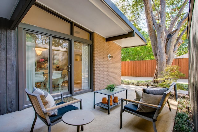 5848 Colhurst St, Dallas, TX 75230 - view of patio featuring fence