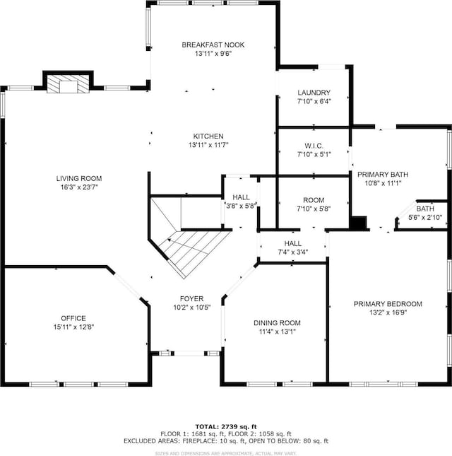 4624 Southpointe Dr, Richardson, TX 75082 - home floor plan
