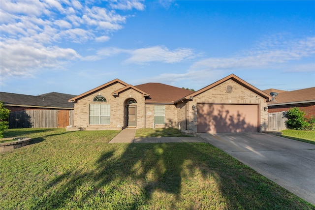 3953 Silver Springs Dr, Fort Worth, TX 76123 - view of front of property with driveway, brick siding, and a garage