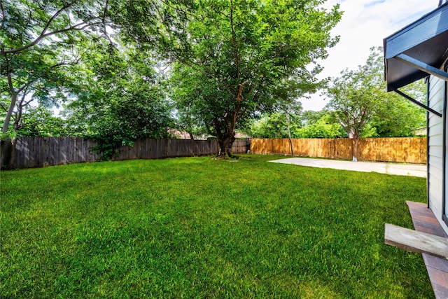 3809 Glengate Dr, Arlington, TX 76016 - view of yard with a patio area
