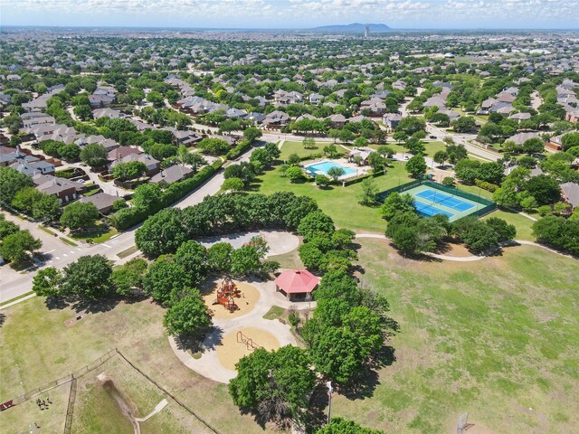 2726 Bandolier Ln, Frisco, TX 75033 - aerial perspective of suburban area