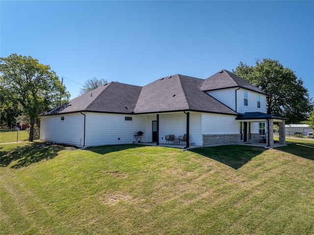 117 Rock Salt Dr, Springtown, TX 76082 - back of house featuring a gazebo, a patio, and roof with shingles