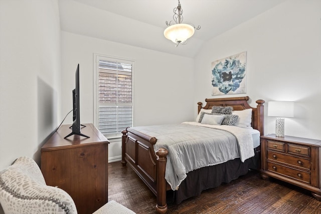 3063 Mitchell Way, The Colony, TX 75056 - bedroom with dark wood-type flooring and vaulted ceiling