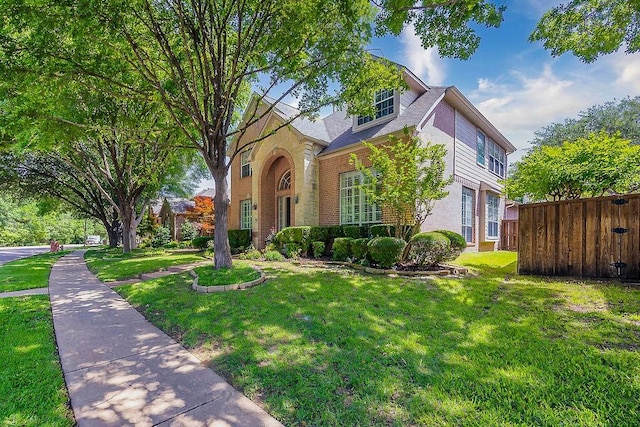 513 Suncreek Dr, Allen, TX 75013 - traditional-style home with brick siding