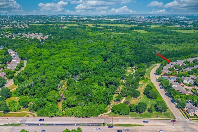 513 Suncreek Dr, Allen, TX 75013 - aerial view of a heavily wooded area