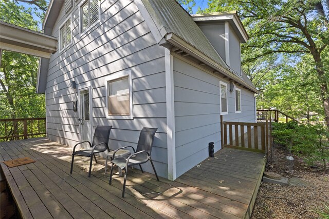 107 Nob Hill Cir, Malakoff, TX 75148 - view of wooden terrace