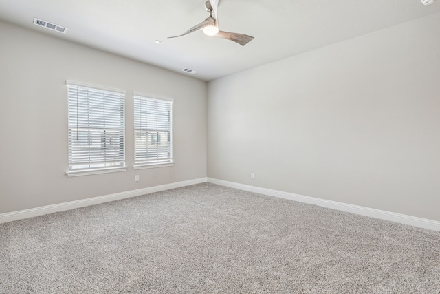 2929 Galveston St, Plano, TX 75075 - carpeted empty room with a ceiling fan and baseboards