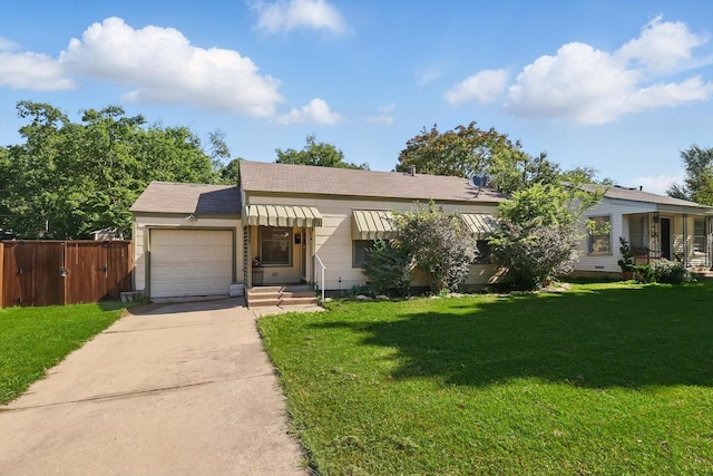 7348 Pensacola Ave, Fort Worth, TX 76116 - view of front facade featuring a garage, driveway, and a shingled roof
