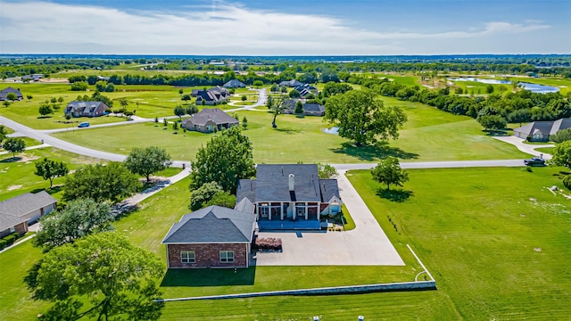 1905 Yucatan Dr, Granbury, TX 76048 - aerial perspective of suburban area with a nearby body of water
