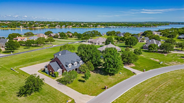 1905 Yucatan Dr, Granbury, TX 76048 - aerial perspective of suburban area with a large body of water