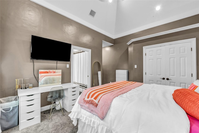 124 Oakvista Dr, Aledo, TX 76008 - bedroom with a closet, carpet flooring, and a desk