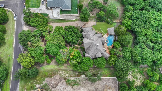 124 Oakvista Dr, Aledo, TX 76008 - aerial overview of property's location with a pool area