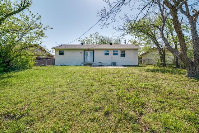 view of back of property