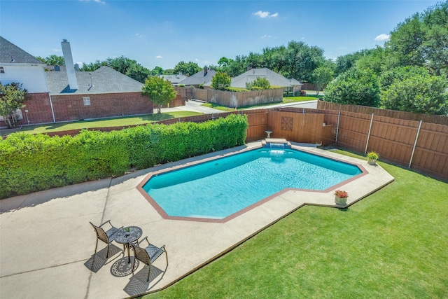 4136 Timberglen Rd, Dallas, TX 75287 - view of swimming pool featuring a patio area