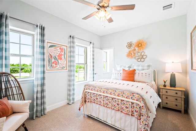 300 Thorn Creek Dr, Anna, TX 75409 - carpeted bedroom with baseboards and ceiling fan