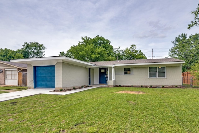 2335 San Paula Ave, Dallas, TX 75228 - view of front of home with brick siding, a garage, and driveway