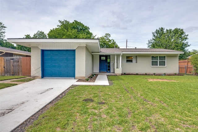 2335 San Paula Ave, Dallas, TX 75228 - view of front of property featuring brick siding, an attached garage, and driveway