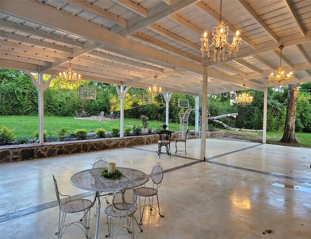 301 W Larissa St, Jacksonville, TX 75766 - view of patio with outdoor dining space