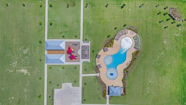 2560 Eden Creek Dr, Fort Worth, TX 76179 - drone / aerial view of a pool