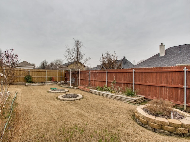 503 Hillcrest Ln, Krum, TX 76249 - view of yard featuring a vegetable garden