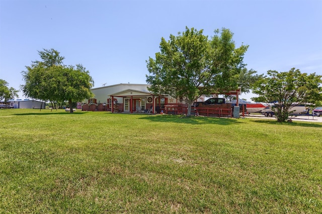 5295 Ganzer Rd W, Krum, TX 76249 - view of green lawn