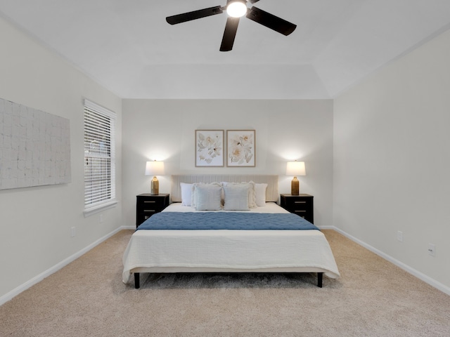 618 Berkley Dr, Grapevine, TX 76051 - carpeted bedroom featuring ceiling fan, baseboards, and a tray ceiling