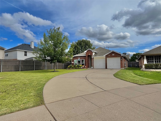 5805 Bridal Trl, Fort Worth, TX 76179 - view of front of house featuring brick siding, an attached garage, and driveway