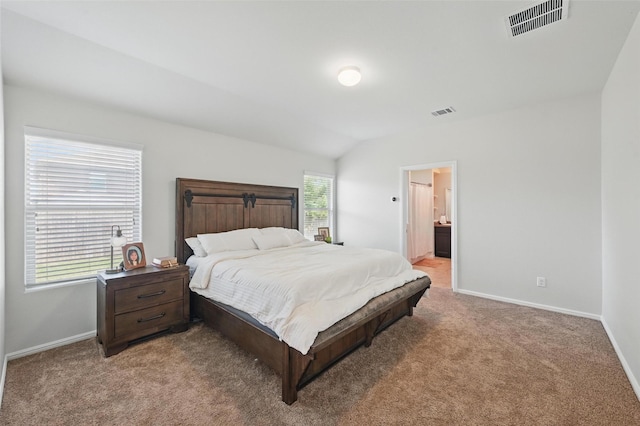 737 Walls Blvd, Crowley, TX 76036 - carpeted bedroom with baseboards and lofted ceiling