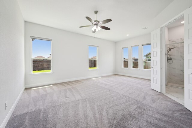 6322 Farndon Dr, Celina, TX 76227 - unfurnished bedroom featuring carpet flooring, ceiling fan, and recessed lighting