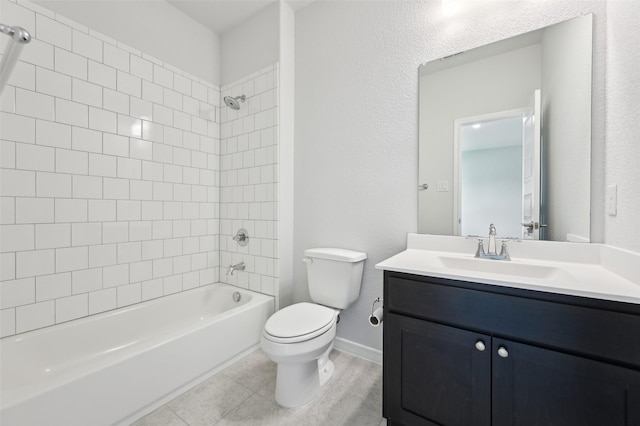 6322 Farndon Dr, Celina, TX 76227 - full bath featuring vanity, shower / bath combination, and tile patterned floors