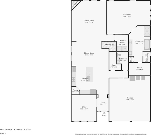 6322 Farndon Dr, Celina, TX 76227 - view of home floor plan