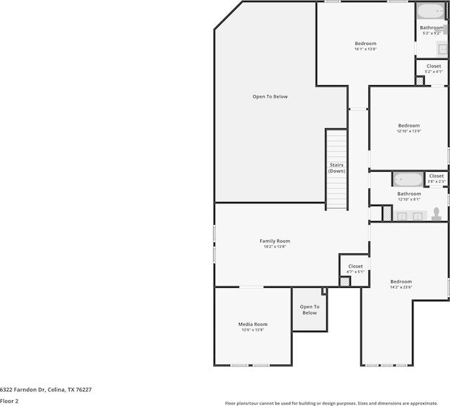 6322 Farndon Dr, Celina, TX 76227 - view of property floor plan