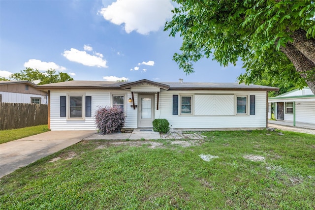 5241 E Berry St, Fort Worth, TX 76119 - view of single story home