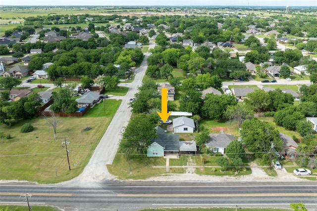 442 W Mccart St, Krum, TX 76249 - aerial perspective of suburban area