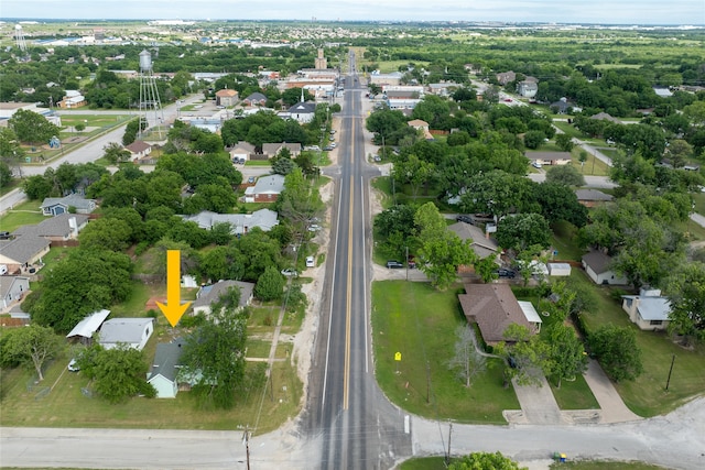 442 W Mccart St, Krum, TX 76249 - aerial view of property and surrounding area with nearby suburban area