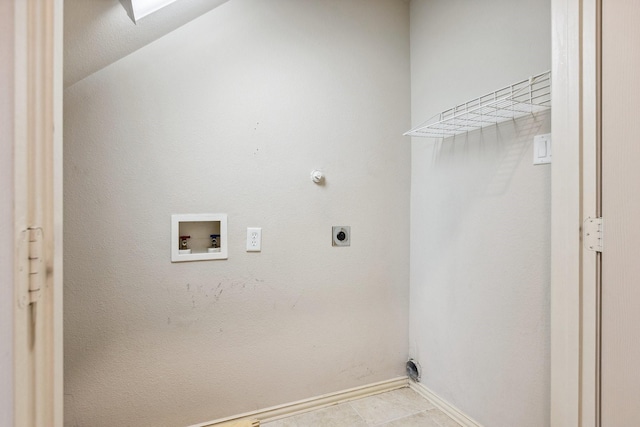 2028 N Haskell Ave, Dallas, TX 75204 - laundry area featuring hookup for an electric dryer, hookup for a washing machine, hookup for a gas dryer, and baseboards