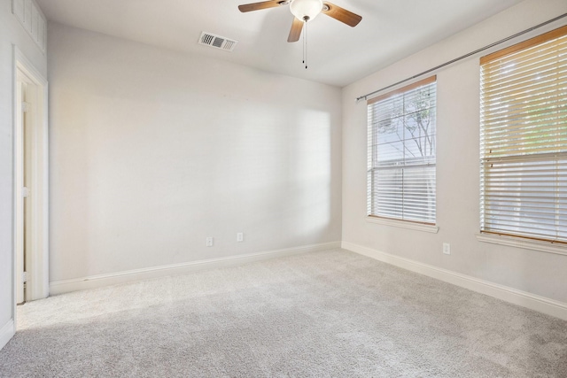 2028 N Haskell Ave, Dallas, TX 75204 - empty room with carpet floors, a ceiling fan, and baseboards